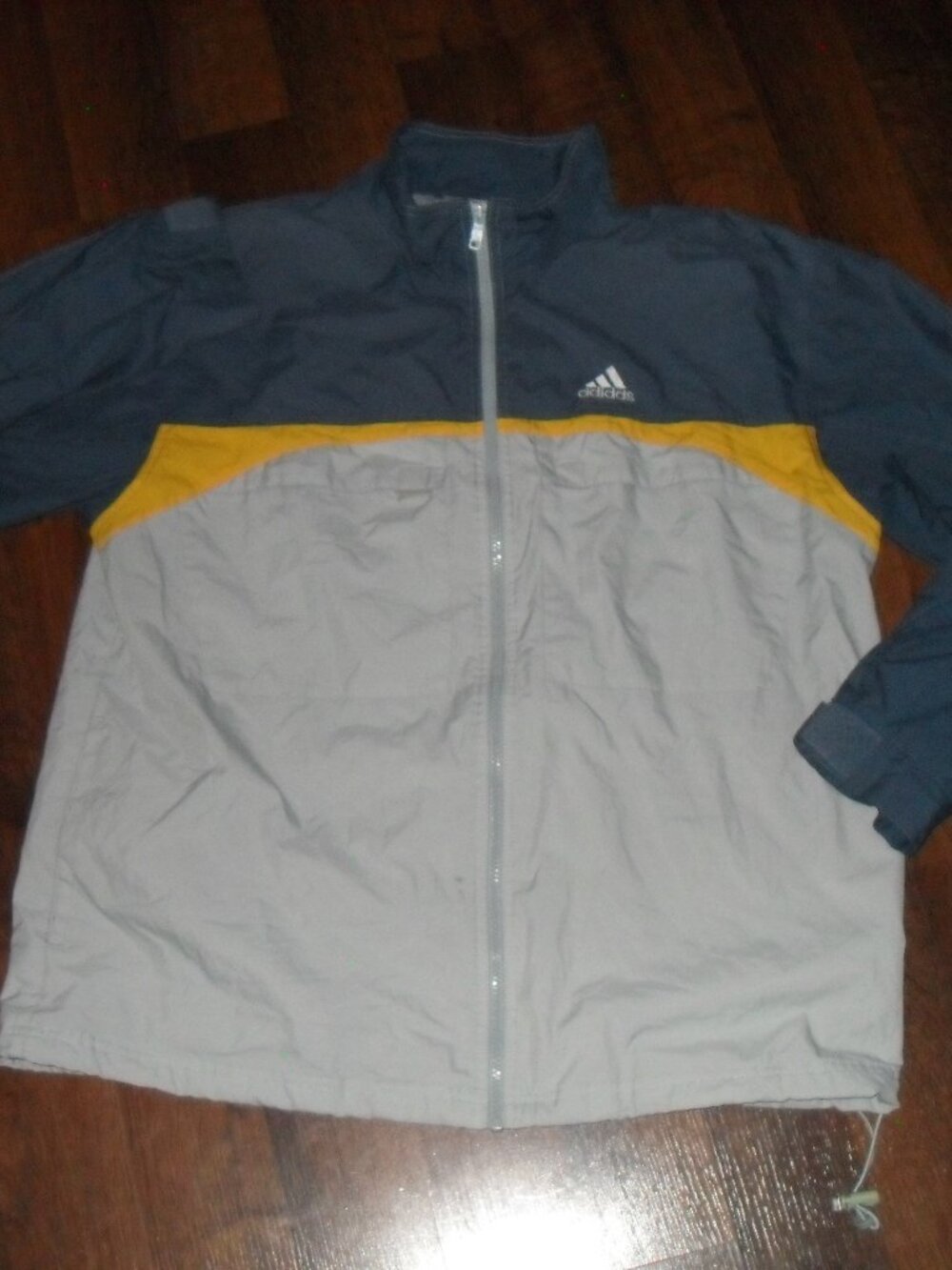 Vintage Adidas Colorblock Windbreaker Jacket – Track – Men's Medium Y2K Sport